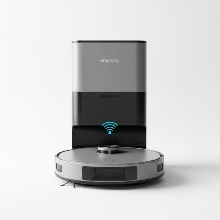 Vexloro Smart LiDAR Robot Vacuum Cleaner with Precision Mapping & App Control